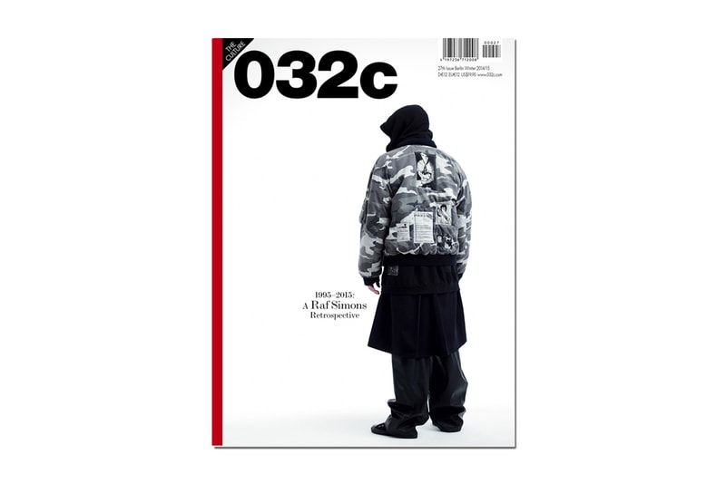 《032C》Raf Simons 主題特刊