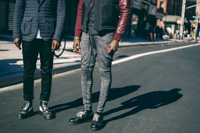 Streetsnaps: Joshua Kissi & Travis Gumbs 示範 Armani Exchange Black Edition 別注系列