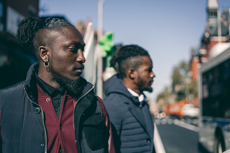 Streetsnaps: Joshua Kissi & Travis Gumbs 示範 Armani Exchange Black Edition 別注系列