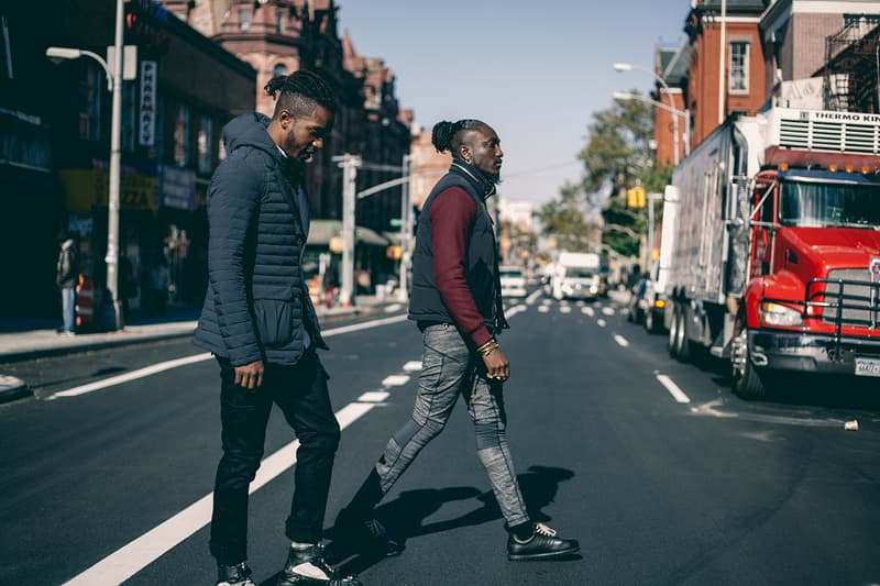 Streetsnaps: Joshua Kissi & Travis Gumbs 示範 Armani Exchange Black Edition 別注系列