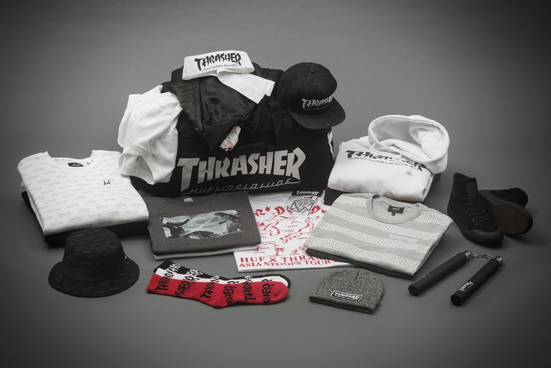 Thrasher x HUF《Stoops Tour》亞洲站別注系列