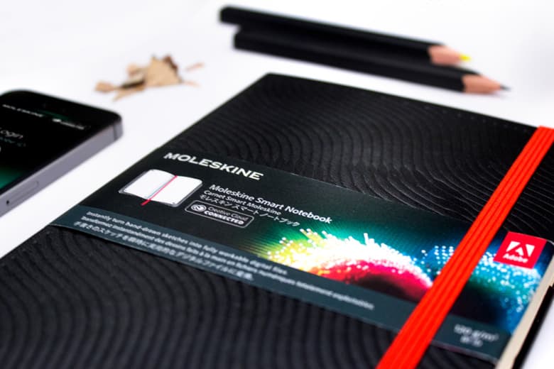 Adobe Creative Cloud x Moleskine 聯名智能筆記本