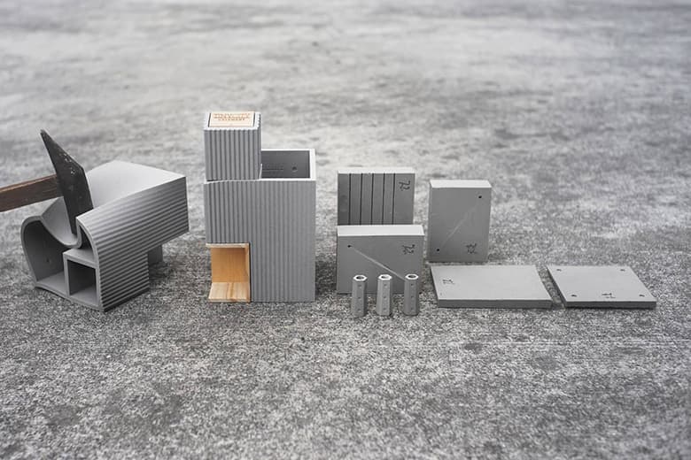 Tripleliving 推出混凝土創意文具系列