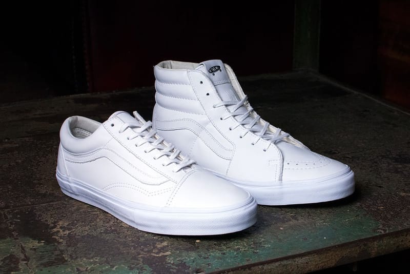 Vault by Vans Old Skool & Sk8-Hi LX 全白配色