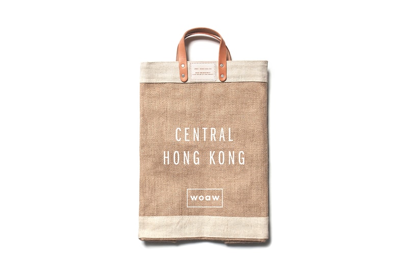 WOAW STORE x Apolis 一週年紀念別注麻布織袋