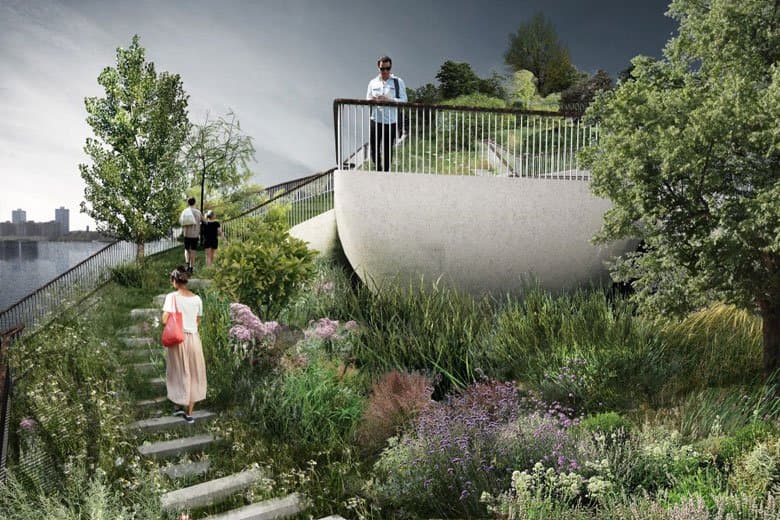 紐約市將投入 $1.7 億美元於哈德森河興建人工浮島