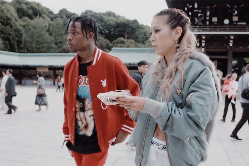 隨 Travi$ Scott 與 CREAM 成員 Minami 一同遊東京