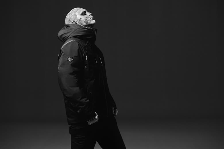 Rick Genest 示範 Descente 2014 秋冬羽絨夾克「The Masterpiece」