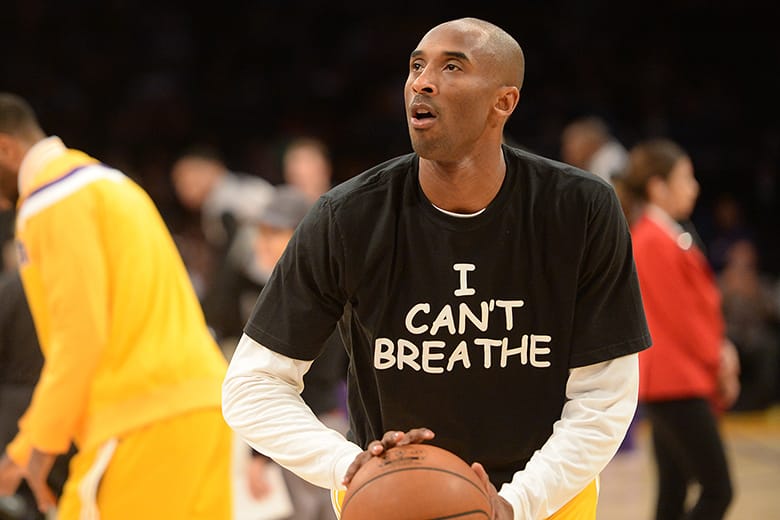 NBA 球星穿上「I Can't Breathe」T-Shirt 抗議近期種族歧視事件