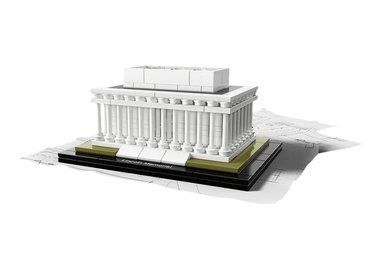 LEGO Architecture 林肯紀念堂積木模型
