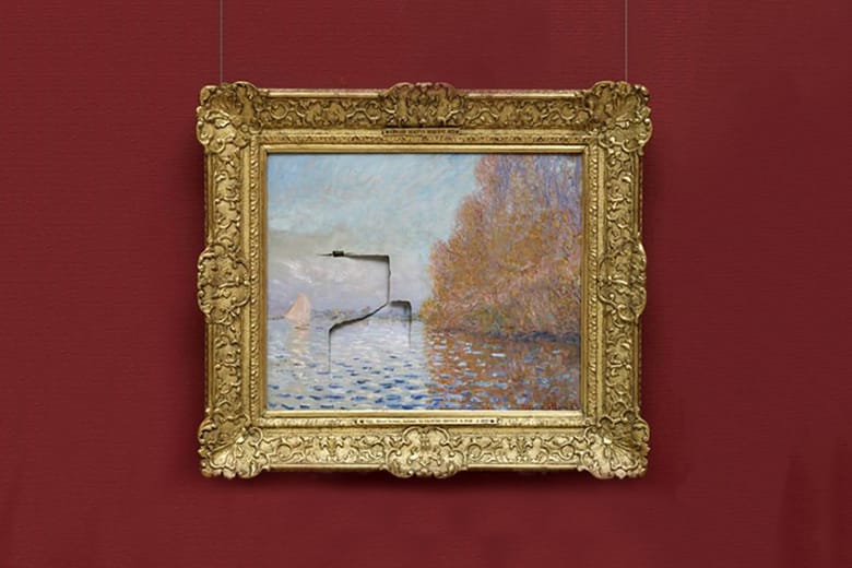 男子因蓄意破壞莫奈名畫而被判入獄