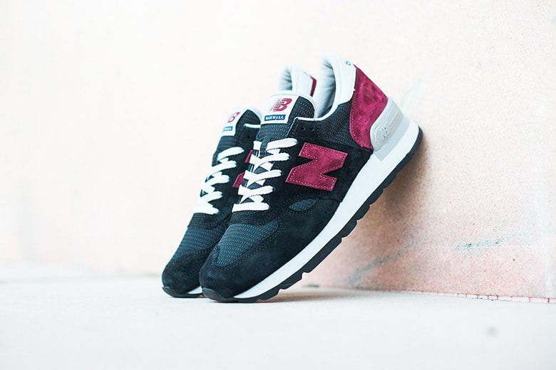 New Balance M990CBO 全新配色設計「Black/Burgundy」