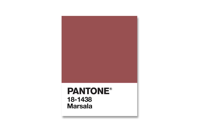 Pantone 公佈 2015「年度流行色」- Marsala 瑪薩拉酒紅