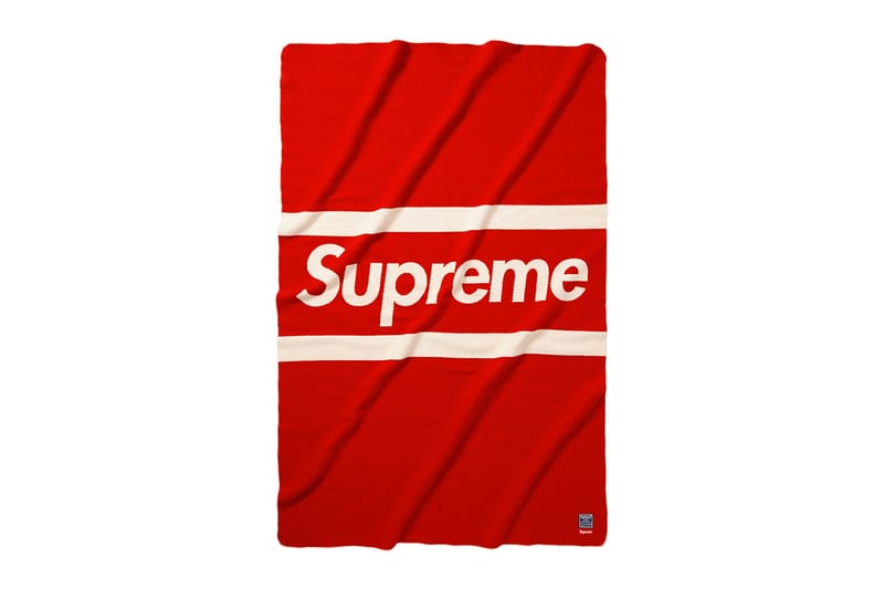 Supreme x Faribault 聯名毛毯