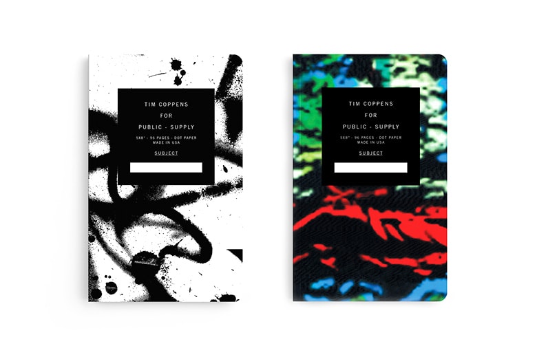 Tim Coppens, Robert Geller, Band of Outsiders x Public - Supply 聯名限量筆記本