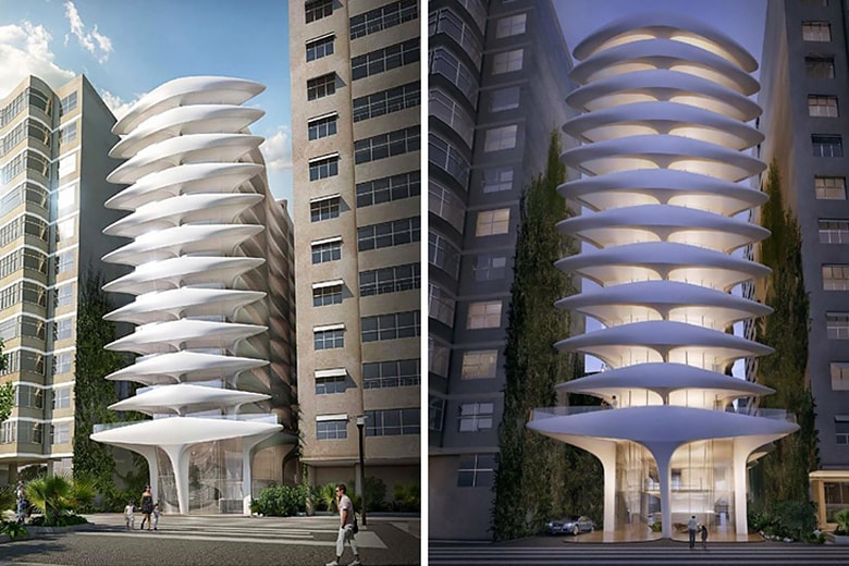 Zaha Hadid 為里約熱內盧設計高級海濱公寓