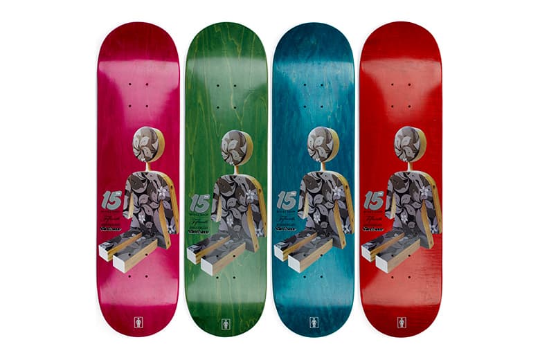 8FIVE2 x Girl Skateboards 15 週年紀念聯名滑板系列