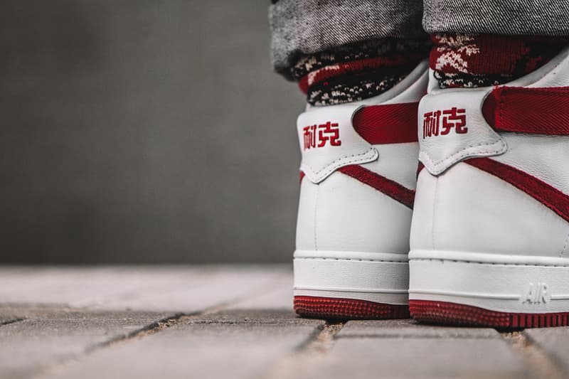 細覽 Nike Air Force 1 High「NAI KE」別注配色設計
