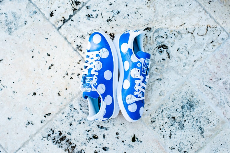 近賞 Pharrell Williams x adidas Originals Consortium「Big Polka Dots」聯名 Stan Smith 藍色版本