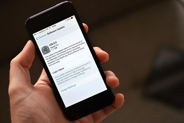 Apple 因為 iOS 8 佔用太多存儲空間而受到集體訴訟