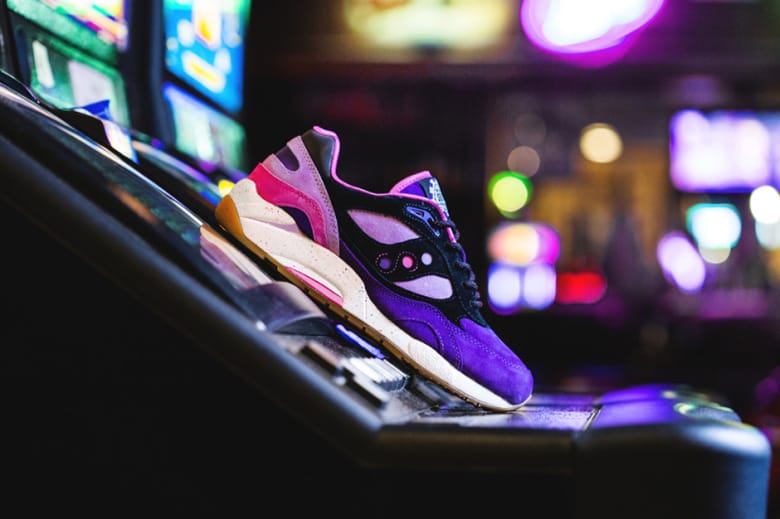 Feature x Saucony G9 Shadow 6 High Roller「The Barney」聯名鞋款