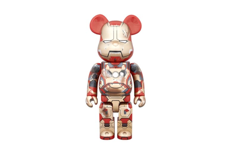 Iron Man x Medicom Toy 400% & 100% Bearbrick 聯名玩偶