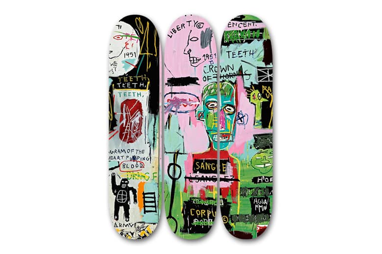 The Skateroom x Jean-Michel Basquiat 聯名滑板系列