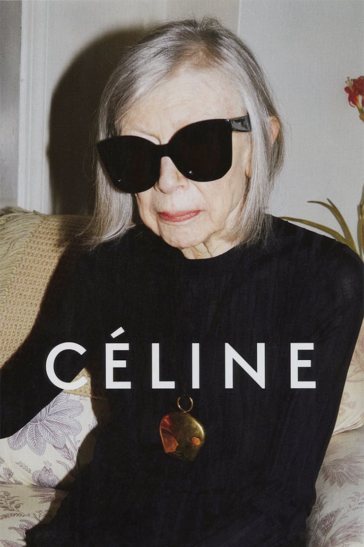 美國著名女作家 Joan Didion 成為 Céline 最新形象代言人