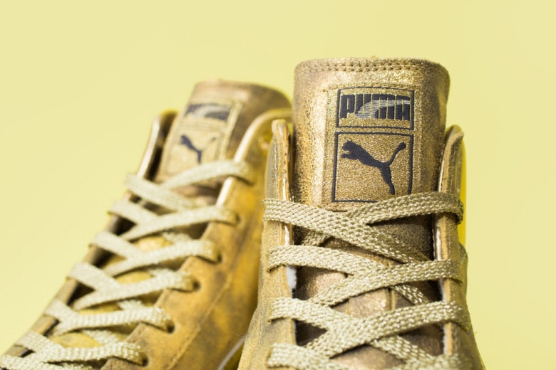 Meek Mill x Puma Suede「24K White Gold」聯名系列