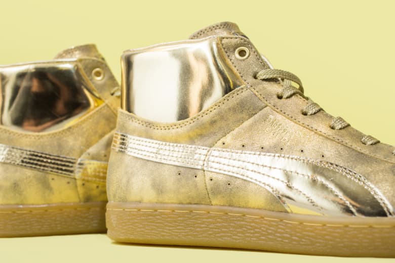 Meek Mill x Puma Suede「24K White Gold」聯名系列