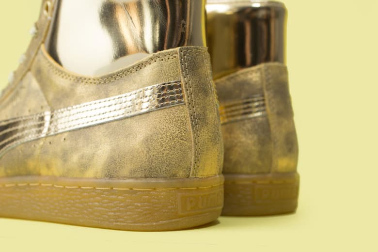 Meek Mill x Puma Suede「24K White Gold」聯名系列