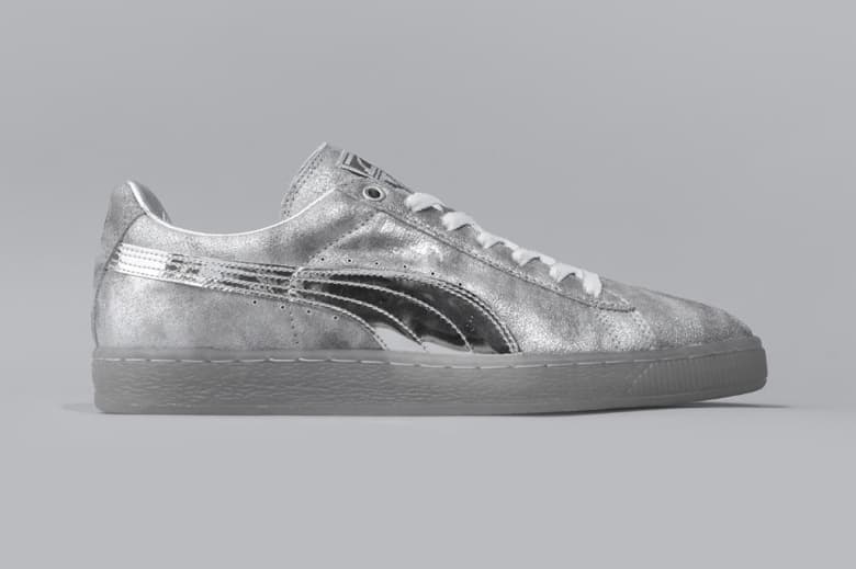 Meek Mill x Puma Suede「24K White Gold」聯名系列
