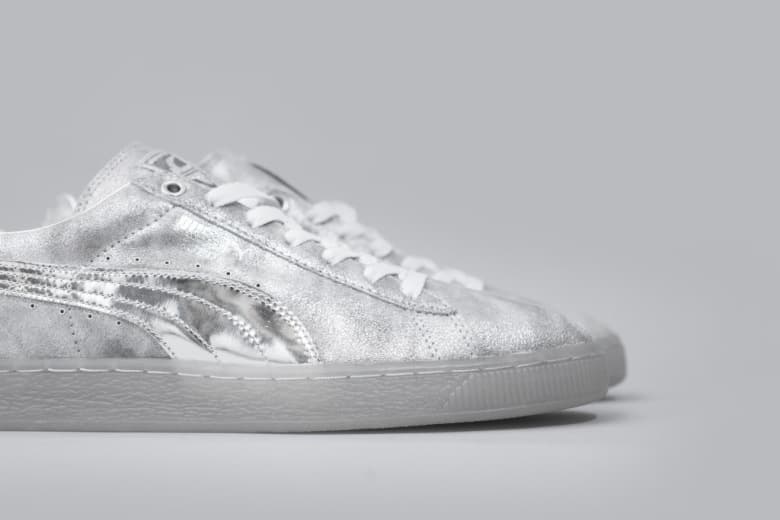 Meek Mill x Puma Suede「24K White Gold」聯名系列