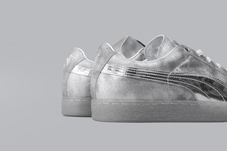 Meek Mill x Puma Suede「24K White Gold」聯名系列