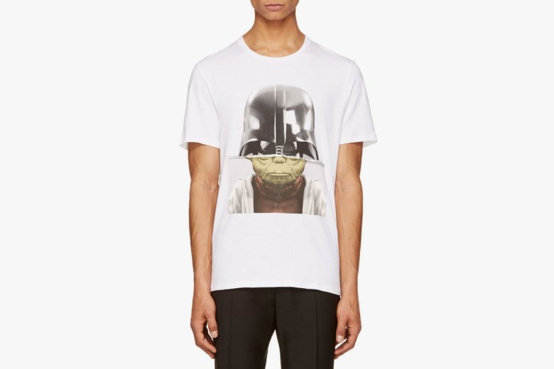 Neil Barrett White Darth Yoda 印花 T-Shirt