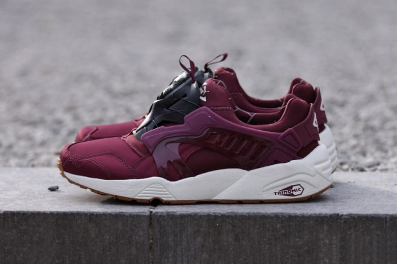 PUMA Trinomic Disc Blaze 全新配色設計「Burgundy」