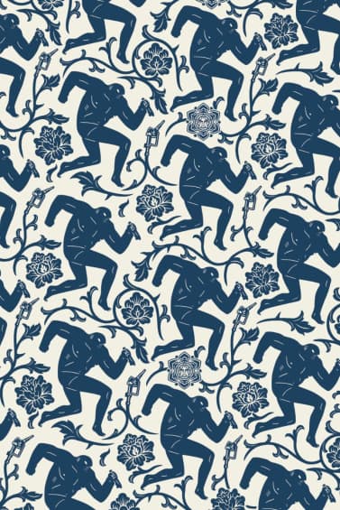 Shepard Fairey x Cleon Peterson「Pattern of Corruption」限量版畫