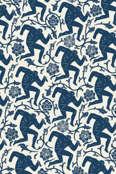 Shepard Fairey x Cleon Peterson「Pattern of Corruption」限量版畫