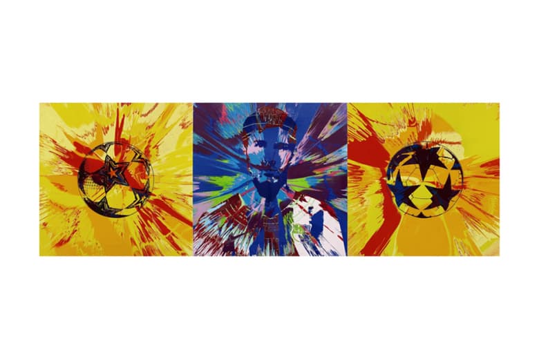 村上隆, Damien Hirst 與 Lionel Messi 為聯合國兒童基金會「1in11」慈善企劃創作畫作