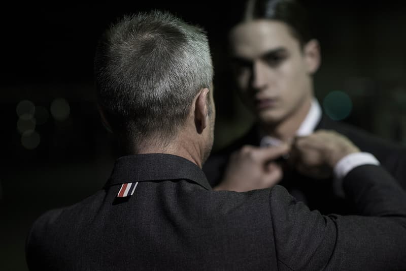 跟随攝影師 Julien Boudet 深入 Thom Browne 2015 秋冬男裝秀場幕後