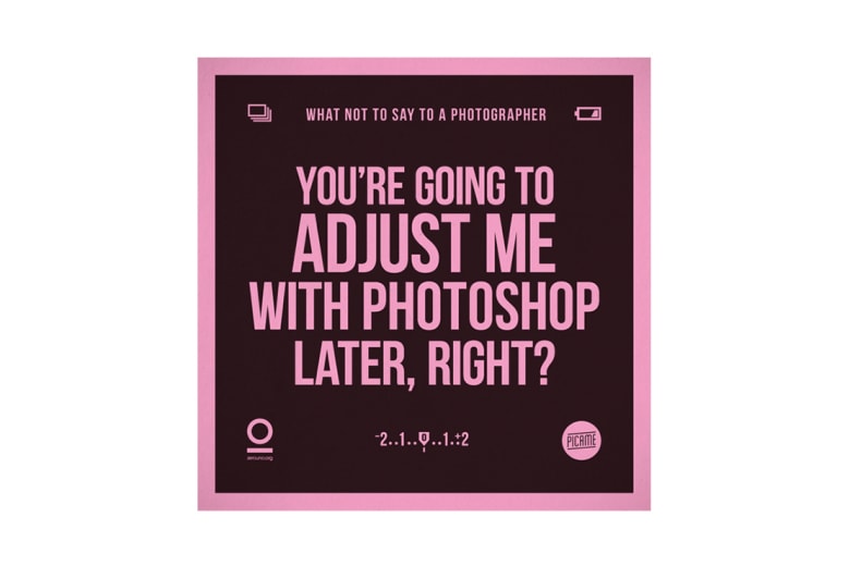 Luca Masini 最新插畫系列《What NOT to Say to a Photographer》