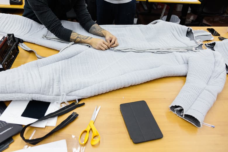 Process: wings+horns x ByBorre Space Suit Part 2 - 縫製與試裝