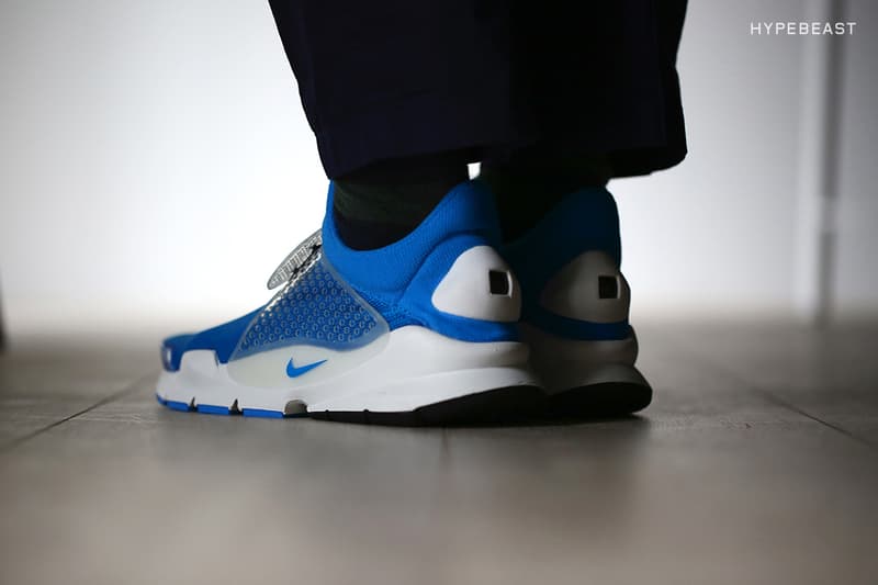 近賞 fragment design x Nike Sock Dart「POOL BLUE」配色