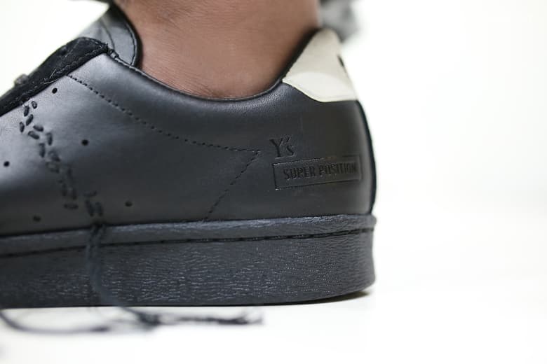 近賞 Y's x adidas Consortium Super Position 全黑配色