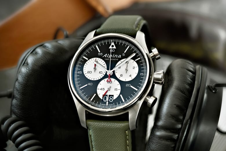 Alpina Startimer Pilot Chronograph Big Date 腕表