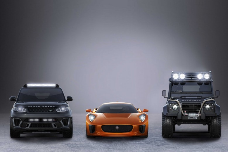 Jaguar 與 Range Rover 加盟 007 最新電影《Spectre》