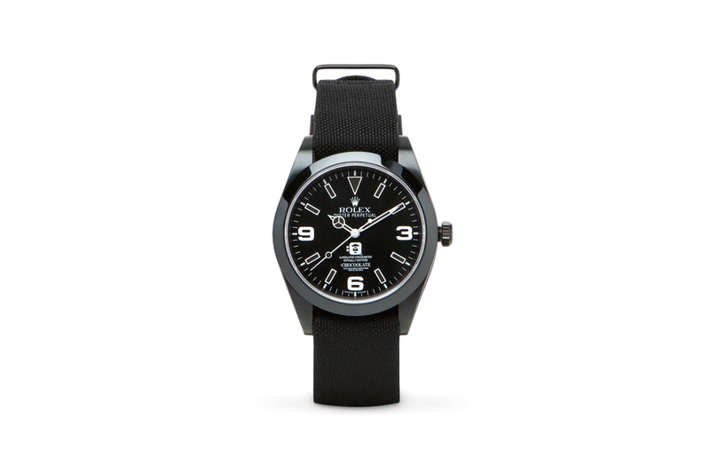 AAPE by A Bathing Ape x :CHOCOOLATE x Bamford Watch Department Rolex Explorer I 聯名限量腕錶