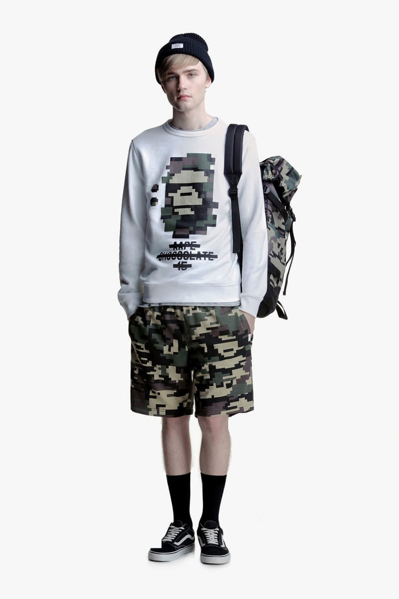 :CHOCOOLATE x AAPE by A Bathing Ape 2015 春季造型搭配 Lookbook