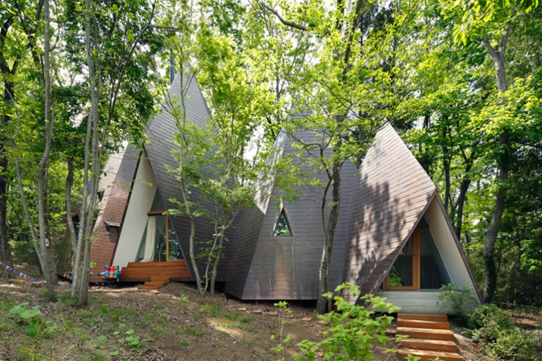 Hiroshi Nakamura 與 NAP Studio 打造美式圓錐形帳篷住宅 Nasu Tepee