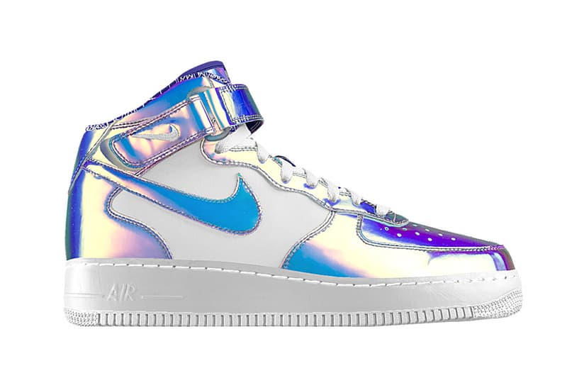 NIKEiD 為 Air Force 1 增加「Iridescent」配色定製選項